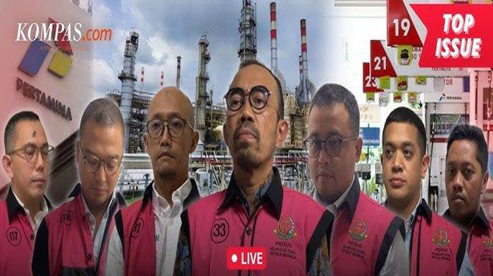 TERSANGKA KORUPSI - Kejaksaan Agung (Kejagung) mengungkap kasus dugaan korupsi tata kelola minyak mentah dan produk kilang PT Pertamina, subholding, dan kontraktor kontrak kerja sama (KKKS) tahun 2028 sampai dengan 2023. Dalam perkara ini, Kejagung menetapkan tujuh orang tersangka, salah satunya yakni Direktur Utama PT Pertamina Patra Niaga Riva Siahaan (RS).