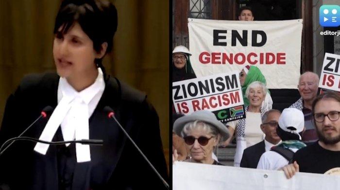 Adila Hassim, salah satu pengacara Afrika Selatan yang mewakili kasus genosida Israel di Jalur Gaza di Mahkamah Internasional.