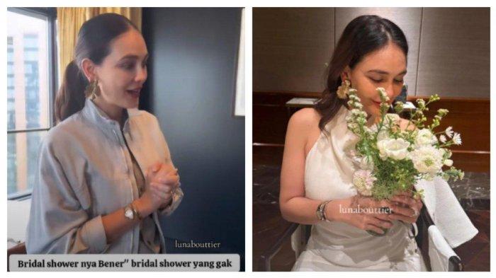 BRIDEL SHOWER LM - Momen spesial itu diduga berlangsung di sela-sela liburan Luna Maya bersama teman-temannya di negeri Tirai Bambu tersebut.