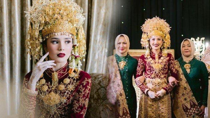 Beby Tsabina Bangga Usung Adat Aceh saat Akad Nikah.