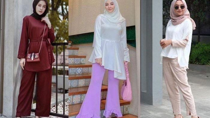 Celana yang cocok untuk tunik.