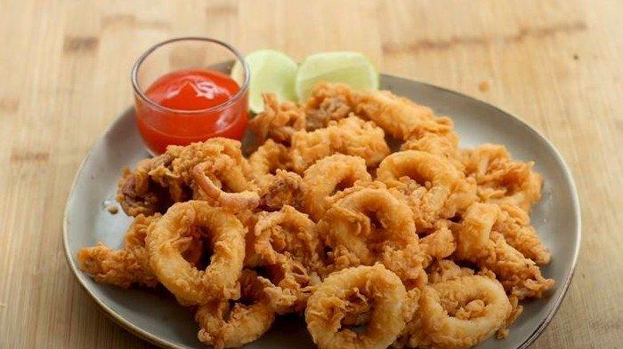 Sajian Cumi Goreng Tepung Ala Chef Devina Hermawan.