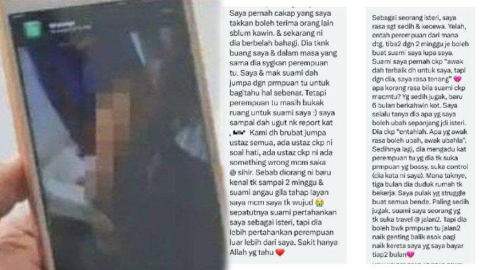 Curhatan Istri Baru 3 Bulan Berumah Tangga, Suami Kepincut Gadis hingga Liburan Bareng: Dia Disantet