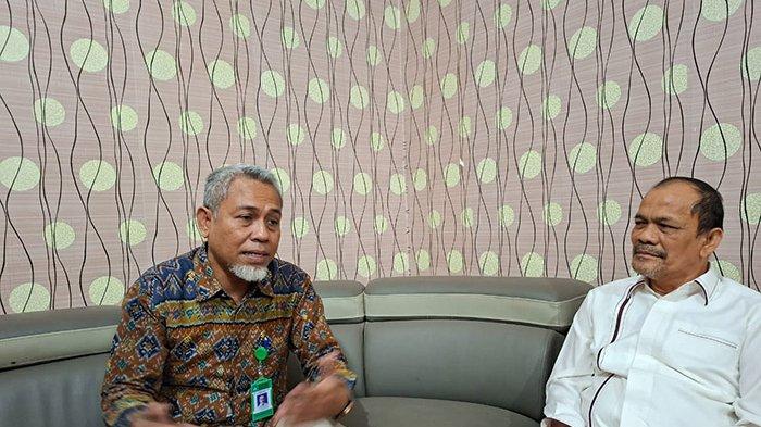 Kepala Balai Penjaminan Mutu Pendidikan (BPMP) Provinsi Aceh Dr. Muhammad Anis S.Si., M.Si dan Kepala Dinas Pendidikan & Kebudayaan Pidie, Yusmad MPd (kanan).