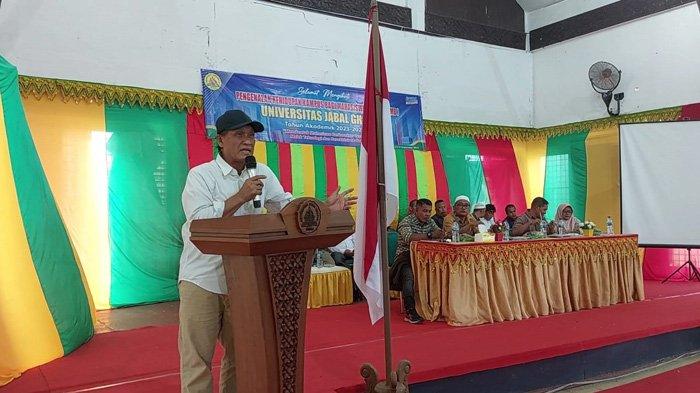 Rektor Universitas Jabal Ghafur (Unigha) Sigli, Prof Dr Bansu I Ansari