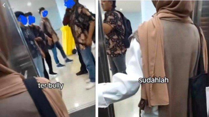 Gerombolan mahasiswa laki-laki bully mahasiswi bercadar di Jambi