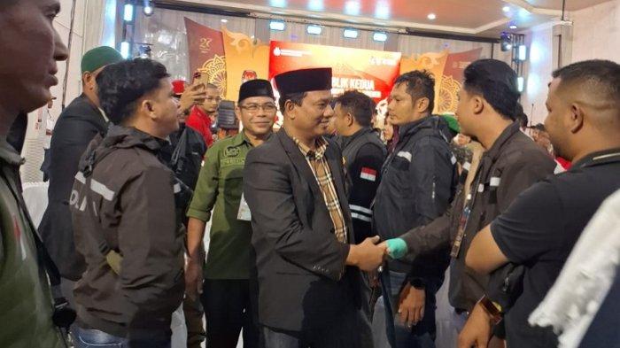 Ketua Tim Pemenangan Mu'Min, H Ruslan Daud atau akrab disapa HRD hadir dalam debat paslon bupati Bireuen