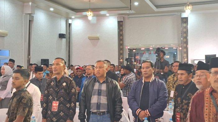 Anggota Komisi V DPR RI, H Ruslan Daud hadiri Debat Publik Calon Bupati dan Wakil Bupati Bireuen yang digelar Komisi Independen Pemilih (KIP) Bireuen berlangsung di Aula Wisma Bireuen Jaya, Bireuen, Senin (18/11/2024).
