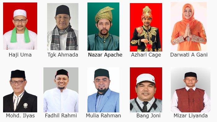 Daftar 10 Besar Perolehan Suara Sementara Calon DPD RI asal Aceh yang diakses Serambinews.com dari website milik KPU (pemilu2024.kpu.go.id) pada pukul 12.30 WIB.