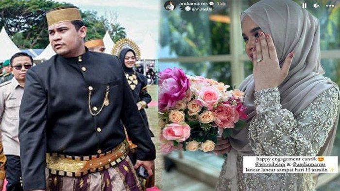 Ihsani Nurul Izzah dan Andi Amar Ma'ruf Sulaiman. Uang panaik capai 10 miliar saat lamaran
