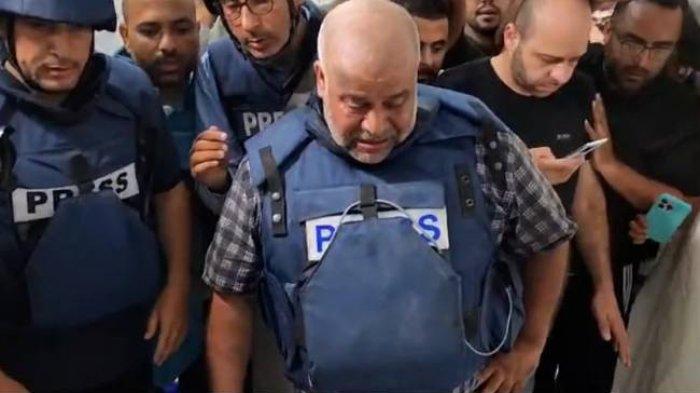 Jurnalis Al-Jazeera mengalami tragedi dengan tewasnya seluruh keluarga karena serangan udara Israel ke Gaza, Rabu (25/10/2023).