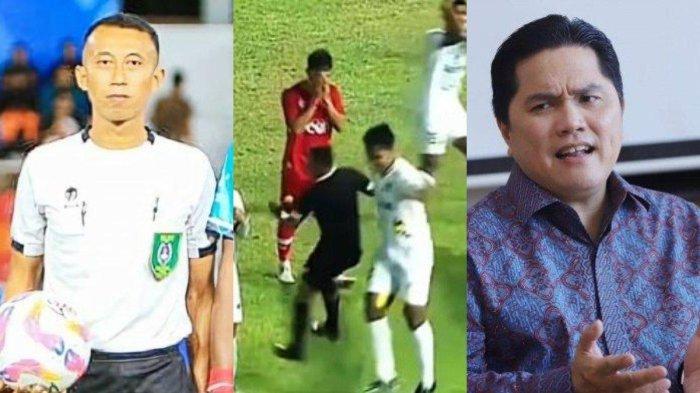 Kontroversi laga cabor sepakbola PON 2024 Sulteng vs Aceh, Erick Thohir ikut geram dengan kejadian, wasit dan pemain kena sanksi.