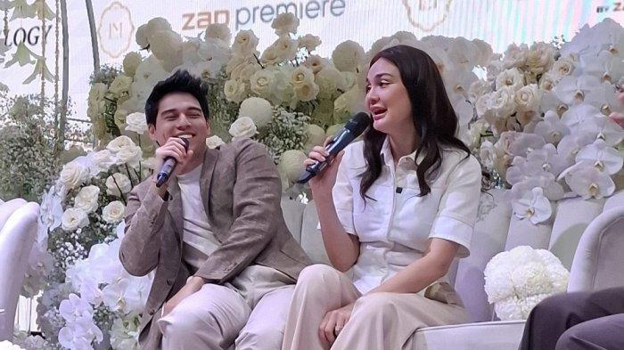 ARTIS - Artis Luna Maya dan Maxime Bouttier memberikan keterangan kepada awak media setelah resmi menjadi suami istri.