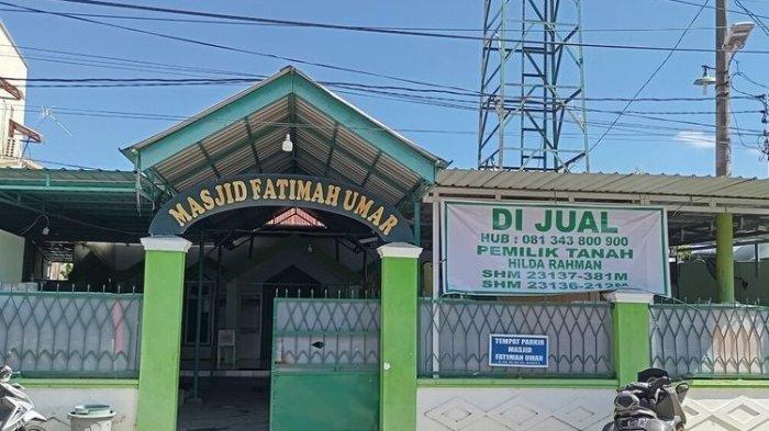 Masjid Fatimah Umar yang hendak dijual pemilik lahan di kawasan BTN Makkio Baji, Kelurahan Bangkala, Kecamatan Manggala, Kota Makassar, Sulawesi Selatan (Sulsel), Senin (15/7/2024)