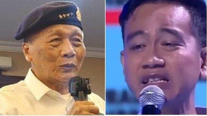 PEMAKZULAN GIBRAN -- (kiri) Mantan Kepala Staf Angkatan Laut (KSAL), Laksamana TNI (Purn) Slamet Soebijanto, dalam jumpa pers di kawasan Kemang, Jakarta, Rabu (2/7/2025). Ia menyampaikan ancaman bahwa Forum Purnawirawan TNI akan menduduki Gedung DPR RI jika DPR dan MPR tak kunjung memproses usulan pemakzulan Wakil Presiden Gibran Rakabuming Raka / (kanan) Wakil Presiden Gibran Rakabuming Raka