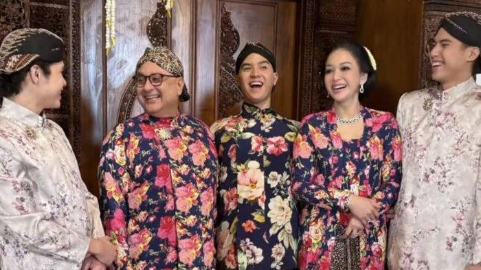 Penampilan Maia Estianty dalam prosesi siraman jelang pernikahan Al Ghazali dan Alyssa Daguise.