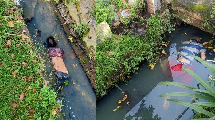 Penemuan dua mayat laki-laki di parit Jalan AH Nasution tak jauh dari Kejati Sumut menghebohkan masyarakat, Jumat (30/6/2023).
