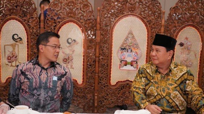 Presiden terpilih Prabowo Subianto bersama Sugiono