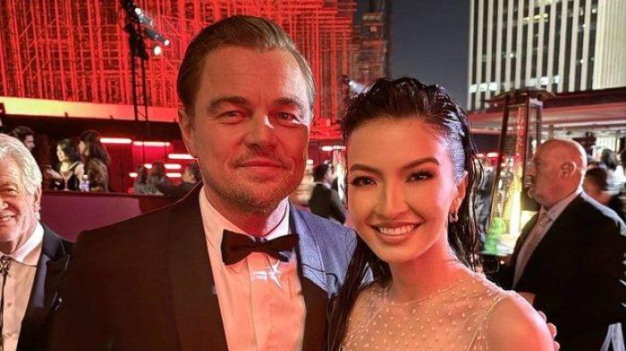 Raline Shah membagikan fotonya bersama Leonardo DiCaprio.