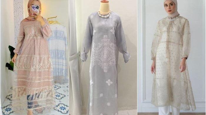 Rekomendasi Dress Organza Bordir, Bisa Dipakai untuk Baju Lebaran 2023
