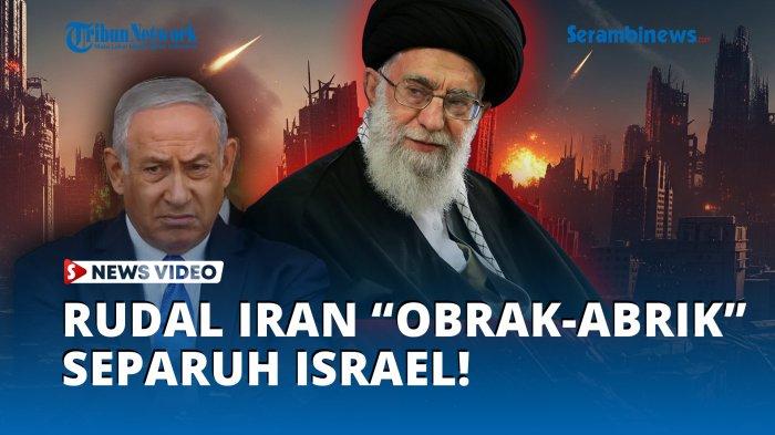 FOTO Rudal Iran Obrak-Abrik Separuh Israel! - Ia mengatakan peluncuran rudal mematikan itu sebagai ancaman agar para pemukim Israel meninggalkan wilayah yang diduduki.