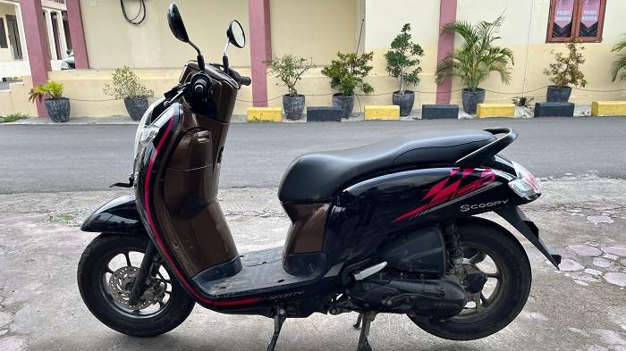 Salah satu barang bukti kasus pencurian sepeda motor diungkap Polres Bireuen beberapa waktu lalu, diperlihatkan Kamis (31/7/2025).