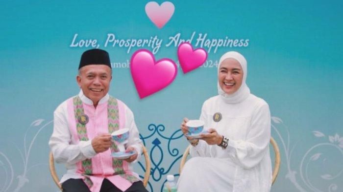 Mantan Gubernur Aceh, Irwandi Yusuf dan Steffy Burase kembali tampil mesra usai bercerai dengan Darwati A Gani pada Selasa (30/7/2024) lalu.