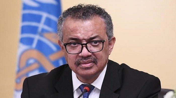 Kepala Organisasi Kesehatan Dunia (WHO) Tedros Adhanom Ghebreyesus