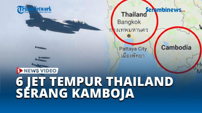 Thailand Kerahkan 6 Jet Tempur Serang Perbatasan Kamboja