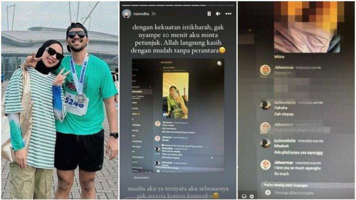 Viral curhatan TikTokers Ira Nandha, bongkar perselingkuhan suaminya yang seorang pilot dengan pramugari, chat mesra viral. (Instagram @iranndha)