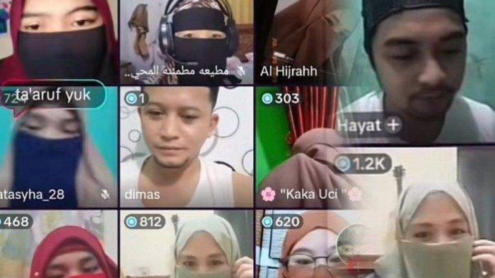 Wanita bercadar bikin ajang Take Me Out lewat live TikTok ajak pria taaruf