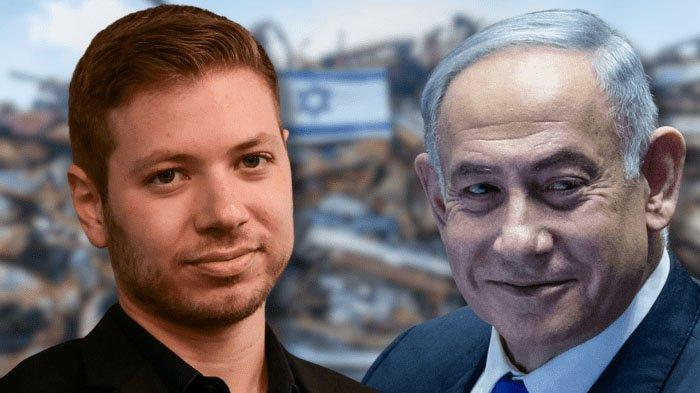 Yair Netanyahu dan ayahnya, Perdana Menteri Benjamin Netanyahu.