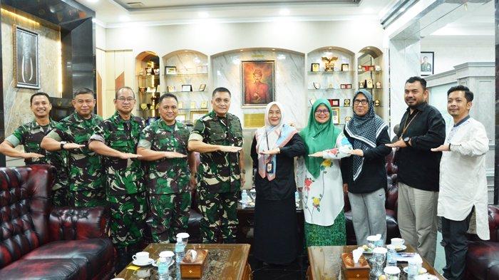 Gerak Cepat Sinergisitas Program Stunting, Kaper BKKBN Aceh Temui Pangdam Iskandar Muda