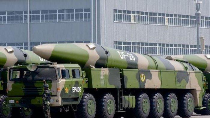 China tembakkan rudal pembunuh kapal induk, yaitu DF-26 dalam latihan di Laut China Selatan