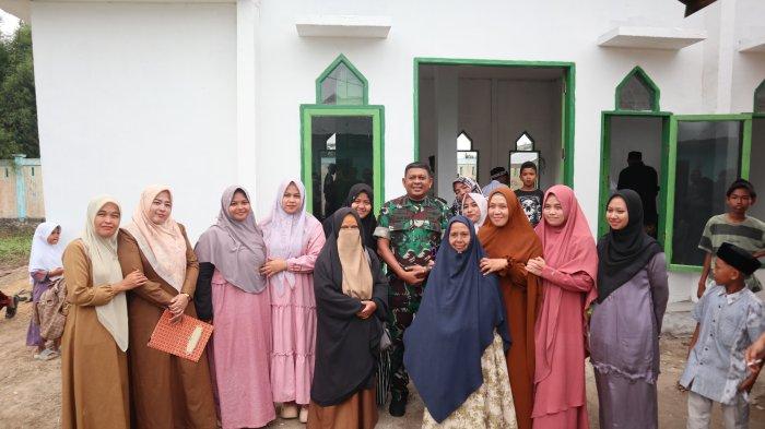 Danrem 011/Lilawangsa, Kolonel Inf Ali Imran meresmikan Meunasah Darul Ijabah Ratu Nahrisyah, di Gampong Kuta Krueng, Kecamatan Gedung Samudera Pase, Aceh Utara, Senin (28/4/2025).