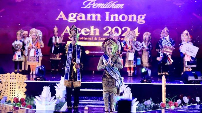 Faiz-Syarifah Dinobatkan Sebagai Agam Inong Aceh 2024