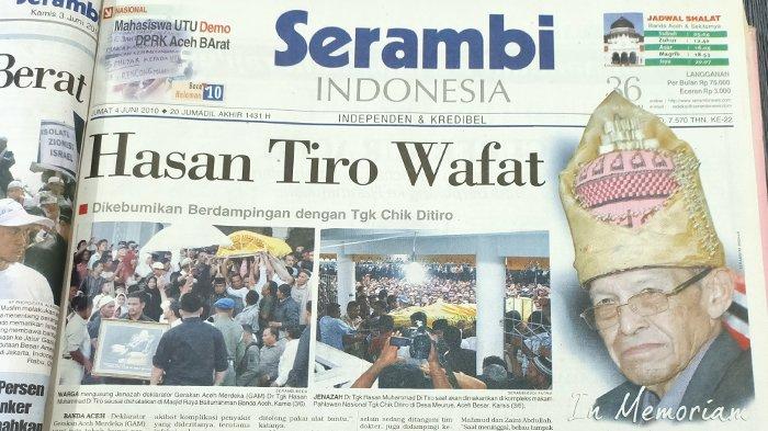 Arsip koran Serambi Indonesia edisi Jumat 4 Juni 2010.