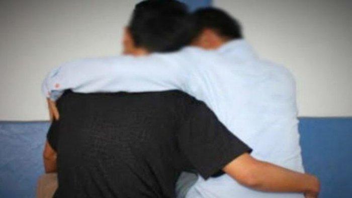 ilustasi pasangan sesama jenis laki-laki
