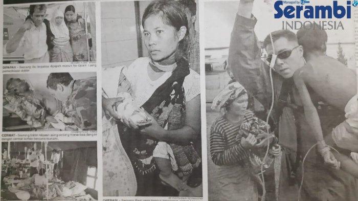 Arsip berita Harian Serambi Indonesia edisi Selasa 4 Januari 2005, atau sembilan hari setelah tragedi gempa dan tsunami.