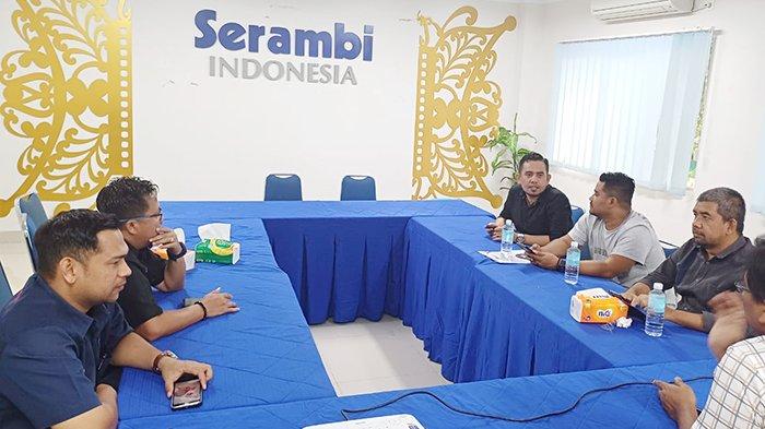 Komisi Independen Pemilihan (KIP) Pidie Jaya silaturahmi dengan Wakil Pemimpin Perusahaan Serambi Indonesia dalam rangka memperkuat Silaturahmi dan Sosialisasi tahapan Pemilihan Bupati dan Wakil Bupati Pidie Jaya, Kamis (31/10/2024)
