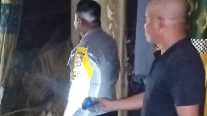 LONGSOR TIMBUN RUMAH - Tanah longsor melanda Desa Meunasah Alue, Kecamatan Nisam, Kabupaten Aceh Utara, Sabtu (8/3/2025) malam sekitar pukul 22.00 WIB, satu rumah tertimbun.