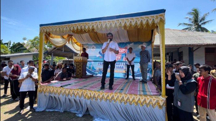 Muzakir Manaf (Mualem) calon gubernur Aceh nomor urut 2 dalam kampanye di Aceh Utara