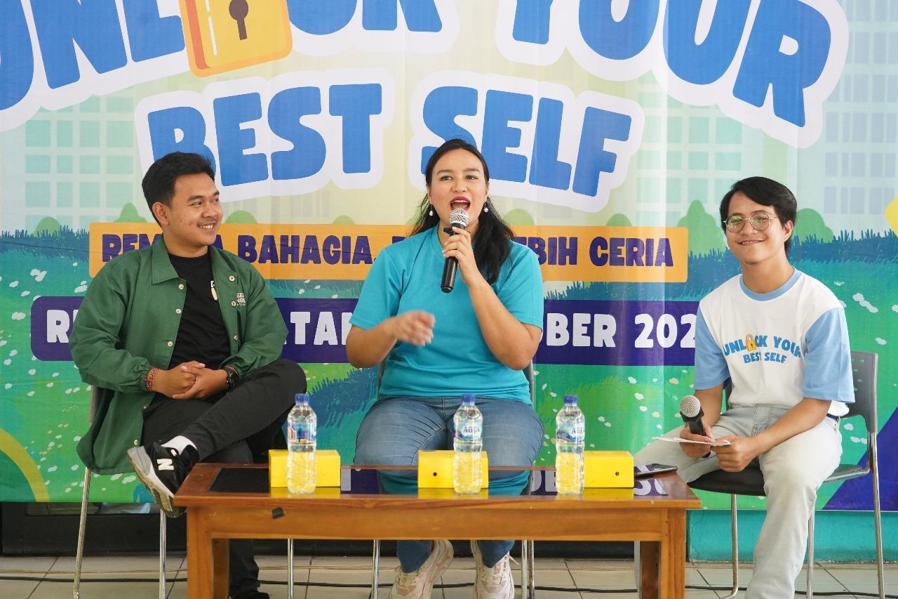 Kementerian Kependudukan dan Pembangunan Keluarga/BKKBN menggandeng UNICEF dalam Gerakan Kesehatan Mental Bagi Remaja “Unlock Your Best Self -Remaja Bahagia, Dunia Lebih Ceria”, Sabtu (26/10/2024)