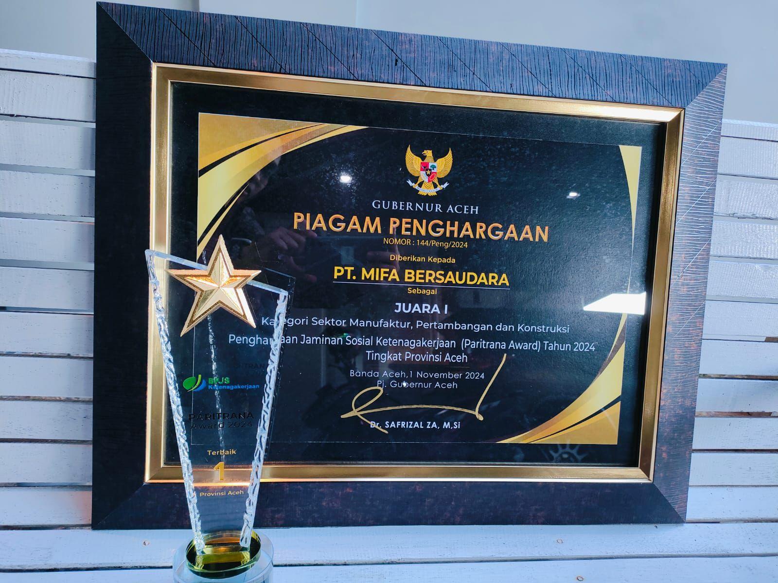 MIFA Menjadi Pelopor Perlindungan Tenaga Kerja di Aceh Dari Sektor Pertambangan