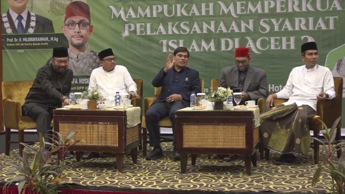 Para narasumber dalam Kajian Aktual Tastafi Banda Aceh, Sabtu (12/8/2023) malam.