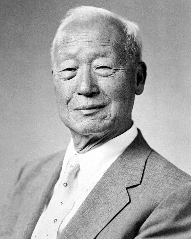 Potret Resmi Syngman Rhee, Presiden Republik Korea ke-1 hingga ke-3 (public domain)