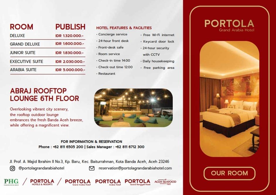 Room Package Portola Grand Arabia Hotel