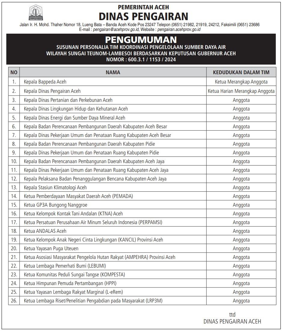 Pengumuman