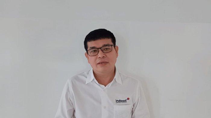 EVP Head of Circle Kalimantan Sulawesi Maluku Papua (Kalisumapa) Indosat Ooredoo Hutchison, Swandi Tjia saat diwawancarai TribunAmbon.com, Senin (1/7/2024).