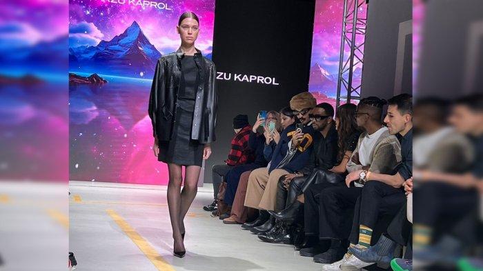 Busana rancangan Arzu Kaprol dalam Brics Fashion Summit Moskow